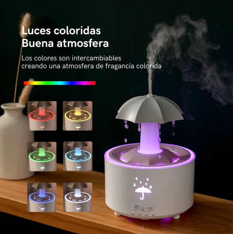 Difusor BrisaZen™ con efecto lluvia